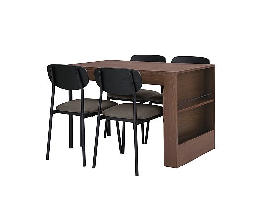 アイリスオーヤマ ダイニングテーブルセット 収納付き DTS-STR 1個(ご注文単位1個)【直送品】