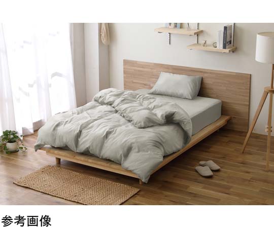 アイリスオーヤマ 枕カバー 350×500mm ライトグレー PWC-TP3550 1枚（ご注文単位1枚）【直送品】