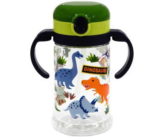 スケーター 折りたたみストローマグ ディノサウルス KSHW2N 1個(ご注文単位1個)【直送品】