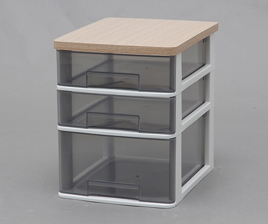 アイリスオーヤマ ウッドトップデスクチェスト フレンチオーク 262×331×328mm WTDC-421RF 1個（ご注文単位1個）【直送品】