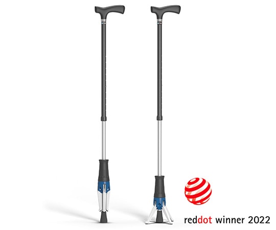 ポッドデスク 立てられるつえ「クロスポッド」 ブルー CP-02-B 1本(ご注文単位1本)【直送品】