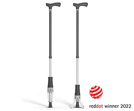 ポッドデスク 立てられるつえ「クロスポッド」 グレー CP-02-G 1本(ご注文単位1本)【直送品】