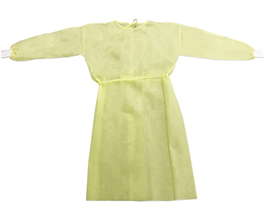 竹虎 フェルラックNo.40（アイソレーションガウンフリー） イエロー 10枚入×10袋 076522 1箱（ご注文単位1箱）【直送品】