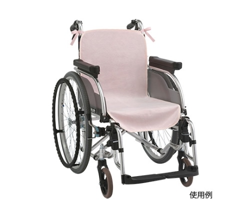 ケアメディックス 車いすシートカバー ピンク 1パック（2枚入）  1パック（ご注文単位1パック）【直送品】
