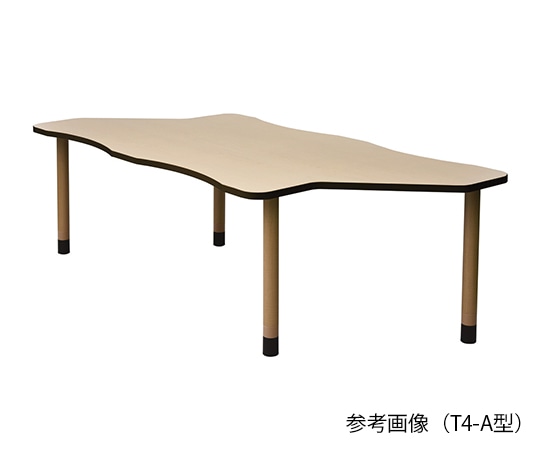 ナビス(アズワン) 食事用テーブル 継ぎ足タイプ T4-A型 1台(ご注文単位1台)【直送品】