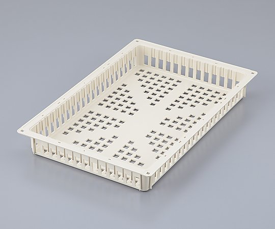 ナビス（アズワン） アルティアバスケット 600×400×75mm アイボリー AB-75 1個（ご注文単位1個）【直送品】