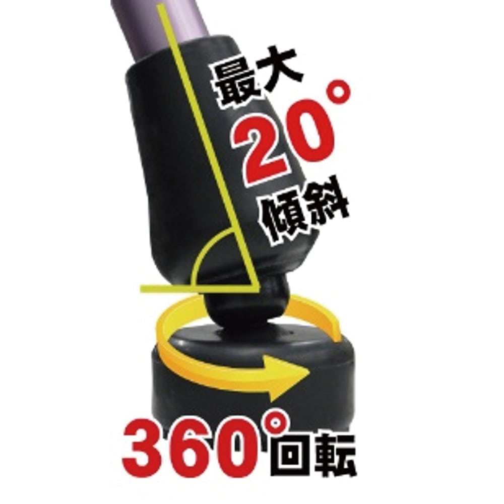 ひまわり リハケイン ピタッと接地（2段伸縮ステッキ）替えゴム V09948 1個（ご注文単位1個）【直送品】