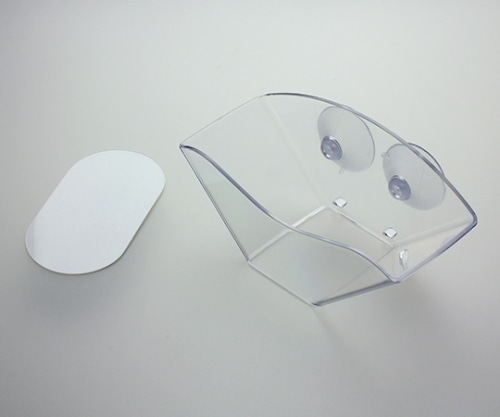 旭電機化成 お風呂用スポンジラック クリア ASP-02CL 1個（ご注文単位1個）【直送品】