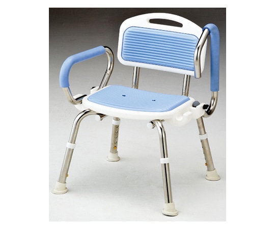 アルコー（星光医療器製作所） アルコー ブルー ステンレスシャワーチェアB 1台（ご注文単位1台）【直送品】
