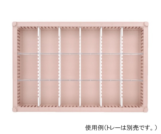 サカセ 仕切板Aセット トレー64-05タイプ（深さ5cm）用 帯電防止タイプ PD05-Aセット 1セット（ご注文単位1セット）【直送品】