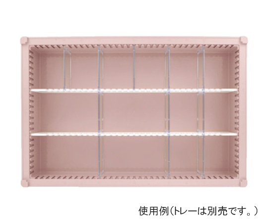 サカセ 仕切板Eセット トレー64-10タイプ（深さ10cm）用 帯電防止タイプ PD10-Eセット 1セット（ご注文単位1セット）【直送品】