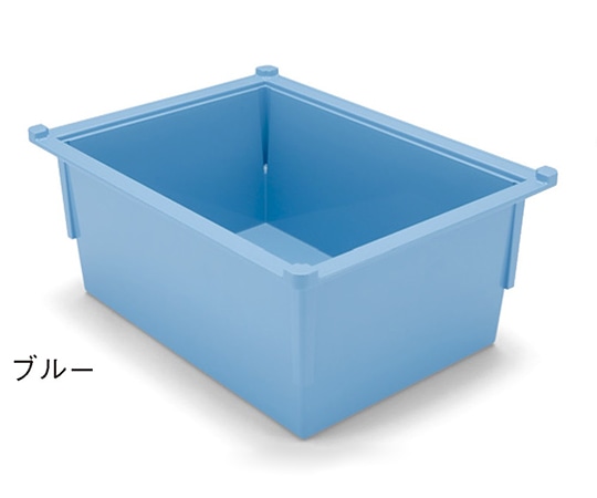 サカセ トレー 34-17タイプ（深さ17cm）帯電防止 ブルー PT34-17 1個（ご注文単位1個）【直送品】