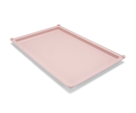 サカセ トレー 34-02タイプ（深さ2cm）帯電防止 ピーチ PT34-02 1個（ご注文単位1個）【直送品】