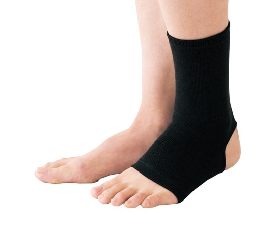 D&M 中圧迫サポーター（足首） #522 ブラック S 1個（ご注文単位1個）【直送品】