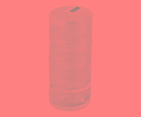 明邦化学工業 ラウンドケース SS クリアー 502577 1個（ご注文単位1個）【直送品】