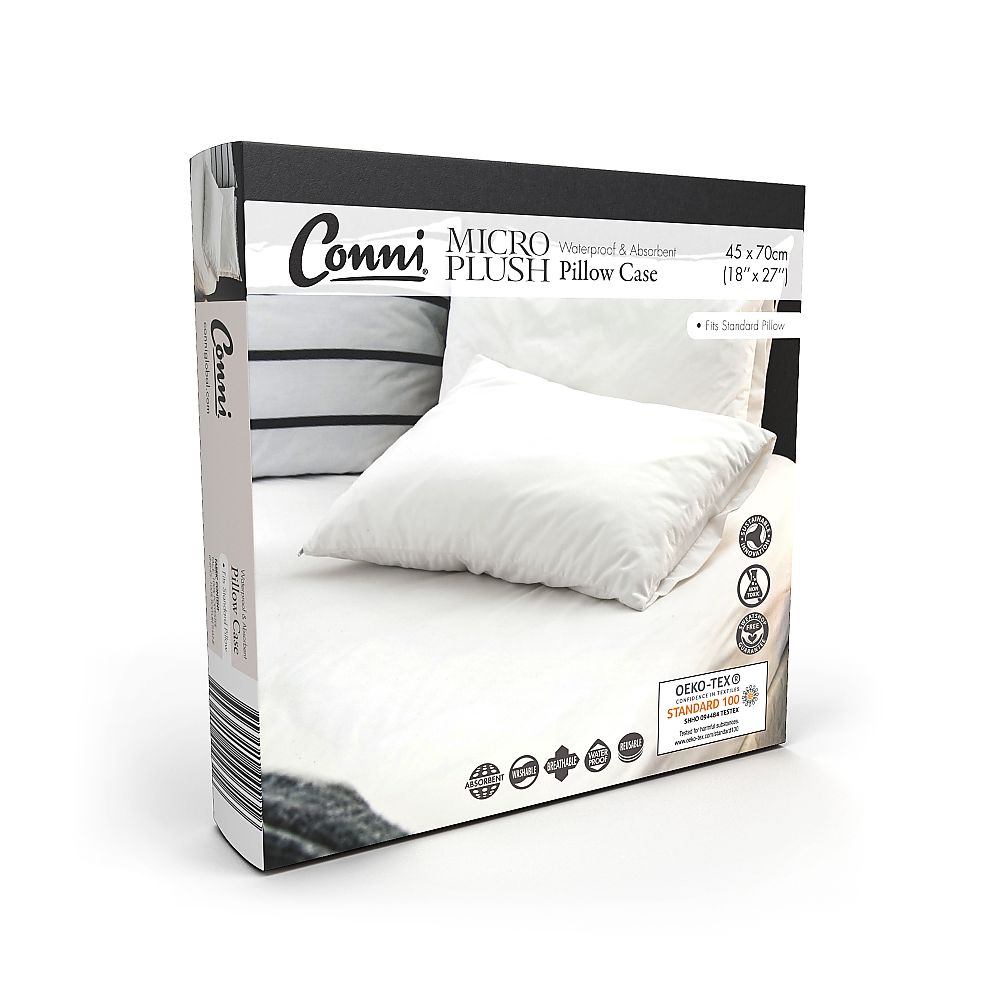 Conni マイクロ-プラッシュ・枕カバー 1枚 PC-4570-1 1枚（ご注文単位1枚）【直送品】