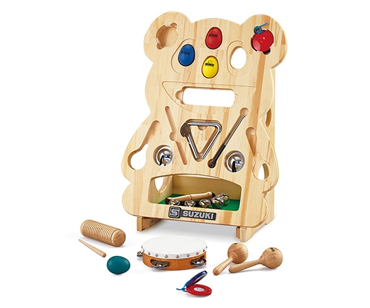SUZUKI 打楽器セット なかよしリズム パンダ NYR-03 1セット(ご注文単位1セット)【直送品】