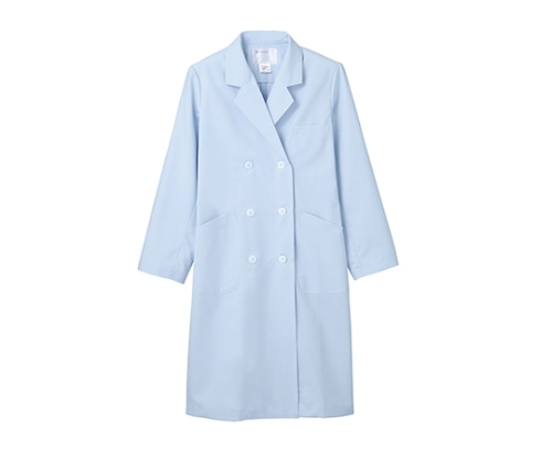 住商モンブラン 女子診察衣W 長袖 サックス 71-073 LL 1枚（ご注文単位1枚）【直送品】