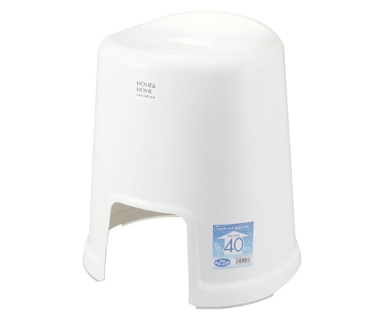 リス H&H 風呂椅子 <400> ホワイト GREL202 1個（ご注文単位1個）【直送品】