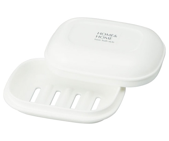 リス H&H 石けん箱 ホワイト GREL206 1個（ご注文単位1個）【直送品】