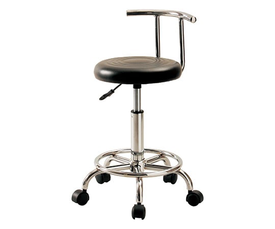 弘益 キャスターチェア（背付） KY-B300（BK） 1個（ご注文単位1個）【直送品】