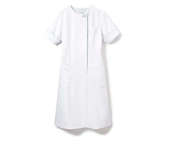 Classico（クラシコ） レイヤースリーブワンピース ホワイト×ライトブルー L 6141WB1L000000 1着（ご注文単位1着）【直送品】