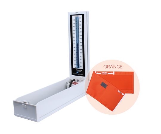 フォーカルコーポレーション マーキュリーフリー血圧計 ナイロンカフ・オレンジ FC-510 NC 1台(ご注文単位1台)【直送品】