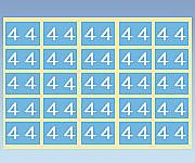 日本ホップス X線フィルム袋用 カラーナンバーラベル 1袋（10片×10枚入） CNL-S4 1袋（ご注文単位1袋）【直送品】