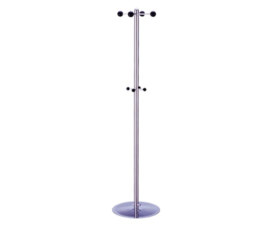 ナカキン ポールコートハンガー 小物掛け付 CS-17SW 1個（ご注文単位1個）【直送品】