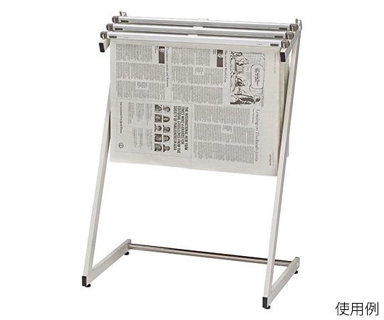 ナカキン 新聞架 SZ3-3433-WG 1個（ご注文単位1個）【直送品】