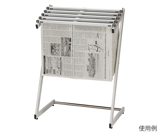 ナカキン 新聞架 SZ5-3435-WG 1個（ご注文単位1個）【直送品】