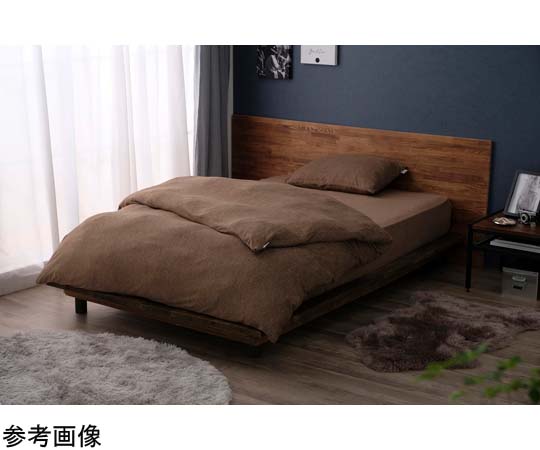 アイリスオーヤマ 掛け布団カバー 1,500×2,100mm ブラウン KKC-TCS-S 1枚(ご注文単位1枚)【直送品】