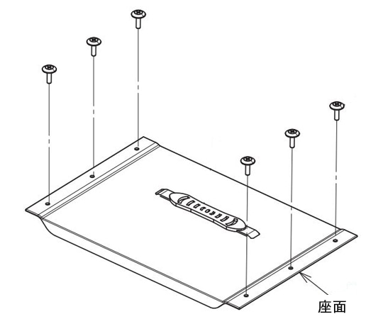 アロン化成 (電動アシスト付用)座面 591-956 1個(ご注文単位1個)【直送品】