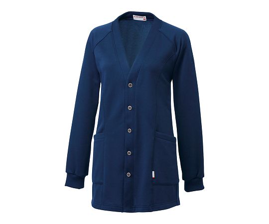 ルコックスポルティフ ロング丈カーディガン ルコックスポティフR ネイビー 15号 UZL6061 15 1枚（ご注文単位1枚）【直送品】