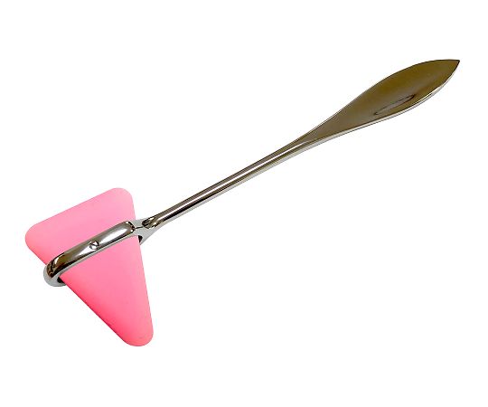 日本フリッツメディコ 打診器 テーラー ピーチピンク 19cm ゴム抗菌 Z181-825P 1本（ご注文単位1本）【直送品】