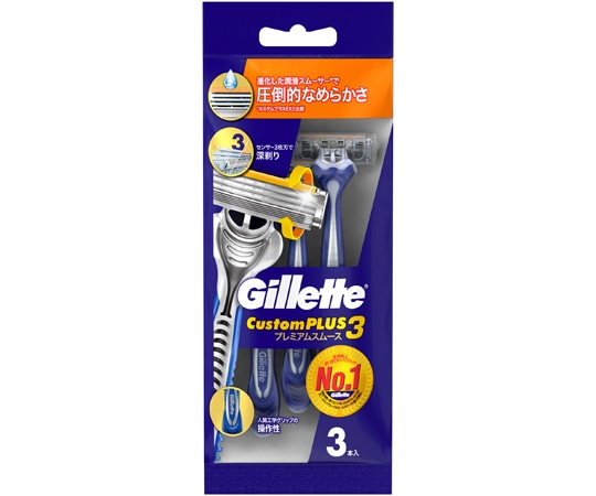 P&G カスタムプラス3プレミアムスムース 3本×180パック入 341296 1ケース(ご注文単位1ケース)【直送品】