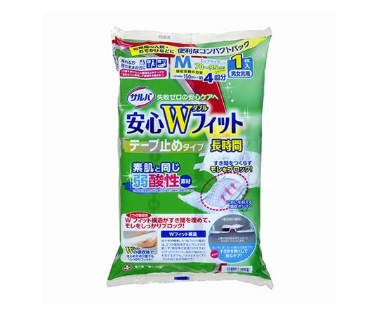 白十字 サルバ 安心WフィットM 1枚入×20袋 35449 1ケース(ご注文単位1ケース)【直送品】