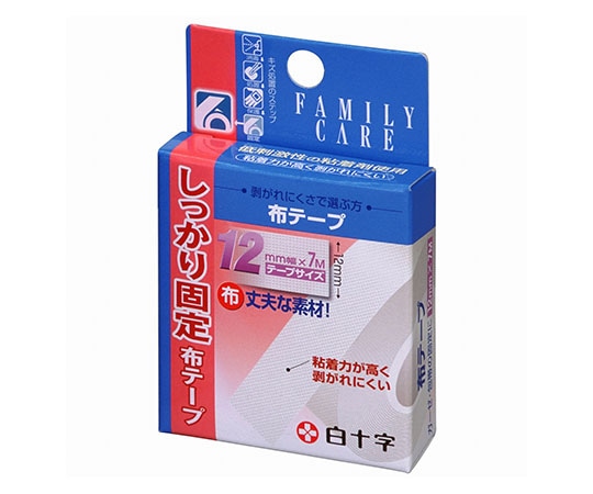 白十字 FC（ファミリーケア） 布テープ 12mm×7m 1個入×20箱 46295 1ケース（ご注文単位1ケース）【直送品】
