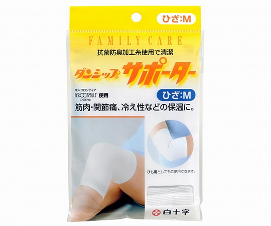 白十字 FC（ファミリーケア） ダンシップサポーター ひざ M（抗菌） 46310 1枚（ご注文単位1枚）【直送品】