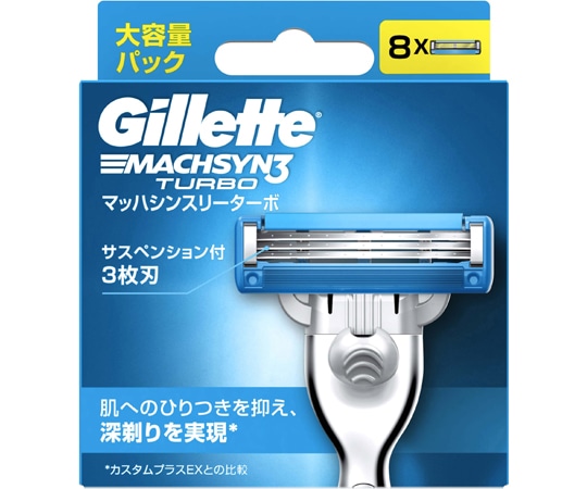 P&G ジレット マッハシンスリーターボ 替刃 8個×72箱入 324006 1ケース(ご注文単位1ケース)【直送品】