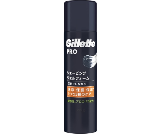 P&G ジレットPROシェービングジェルフォーム 195g 24個入 396342 1ケース(ご注文単位1ケース)【直送品】