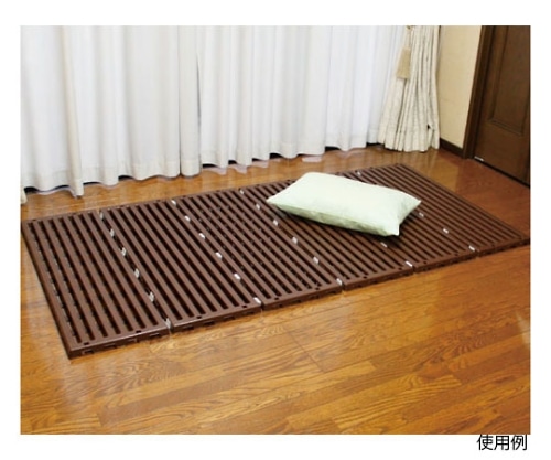 蝶プラ工業 すのこベッドエアースリープ ブラウン 782405 1個（ご注文単位1個）【直送品】