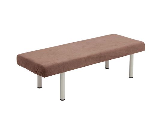 フィフティ・ヴィジョナリー ベロアマッサージベッドカバー 無孔ベッド用（ブラウン） 1枚 D22-0101H 1枚（ご注文単位1枚）【直送品】