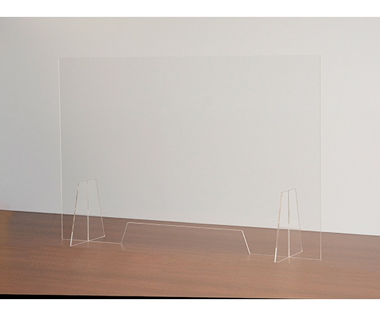 光 アクリルキャスト板製 飛沫感染飛散防止パネル W900×H600mm HBPA963 1枚(ご注文単位1枚)【直送品】