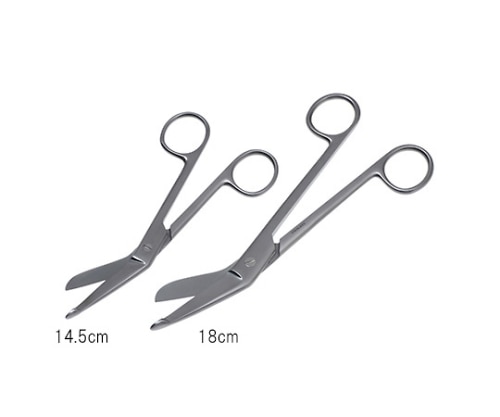 日本フリッツメディコ リスター剪刀（包帯剪刀） 18cm E902-162 1個（ご注文単位1個）【直送品】