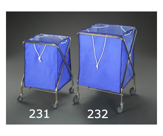 エスコ 660x640x940mm/236L ダストカート EA995AA-232 1台（ご注文単位1台）【直送品】