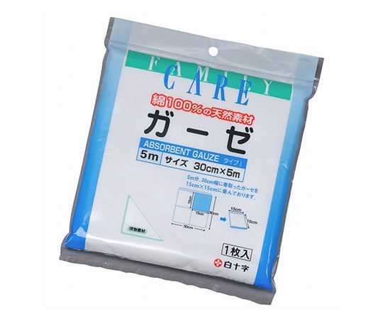 白十字 FC(ファミリーケア) ガーゼ 5m 10袋 10959 1ケース(ご注文単位1ケース)【直送品】