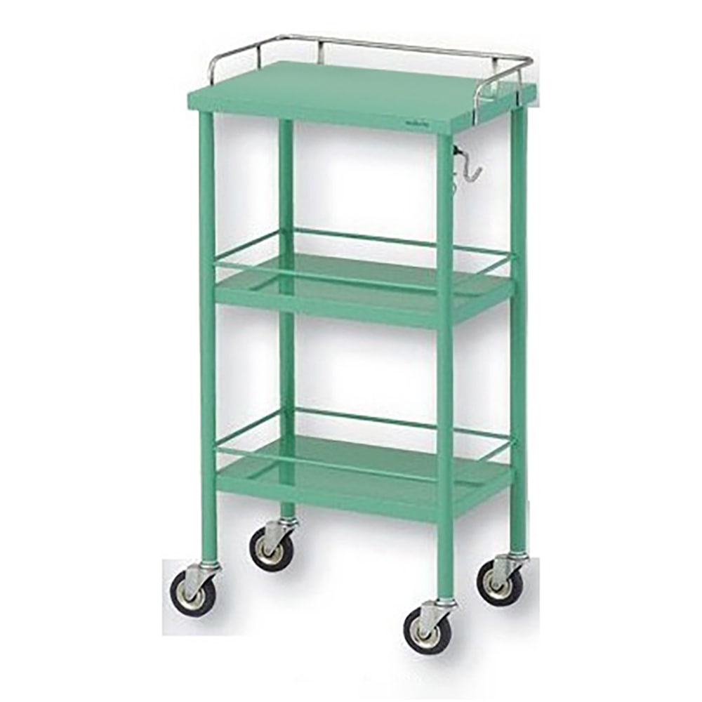 アズワン カラフルミニワゴン ミントグリーン CM-G 1台(ご注文単位1台)【直送品】