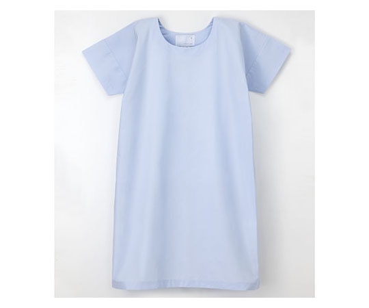 ナガイレーベン 検診衣 サックス L PC376 1枚（ご注文単位1枚）【直送品】