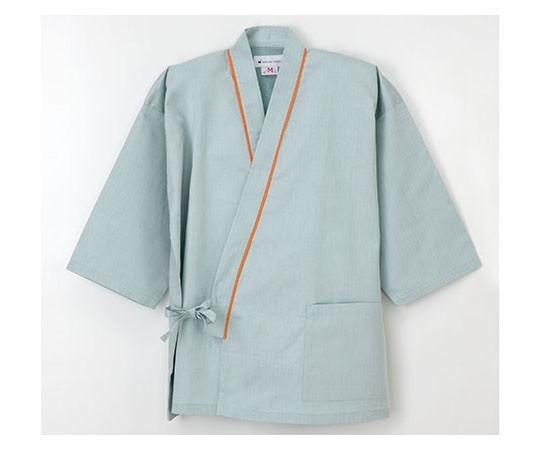 ナガイレーベン 患者衣 じんべい型 グリーン M SG1441 1枚（ご注文単位1枚）【直送品】